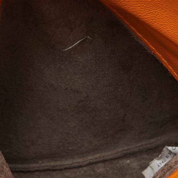 مملوكة مسبقًا Bottega Veneta Mustard Intrecciato Leather Flap Chain Bag