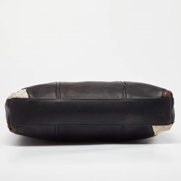 Pre Owned Bottega Veneta Multicolor Leather Shopper Tote