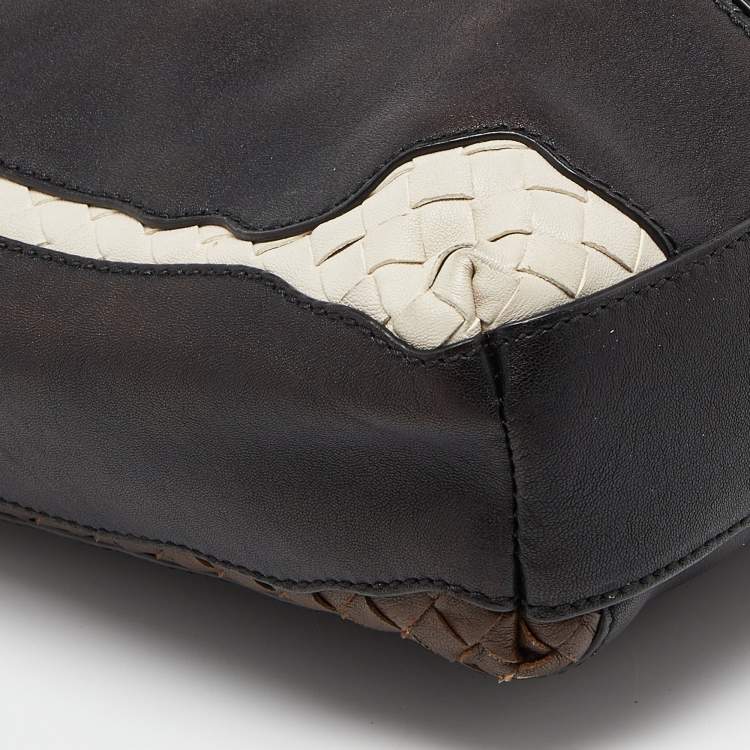 Pre Owned Bottega Veneta Multicolor Leather Shopper Tote