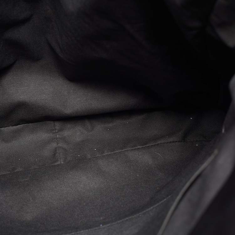 Pre Owned Bottega Veneta Black Intrecciato Leather Shopper Tote