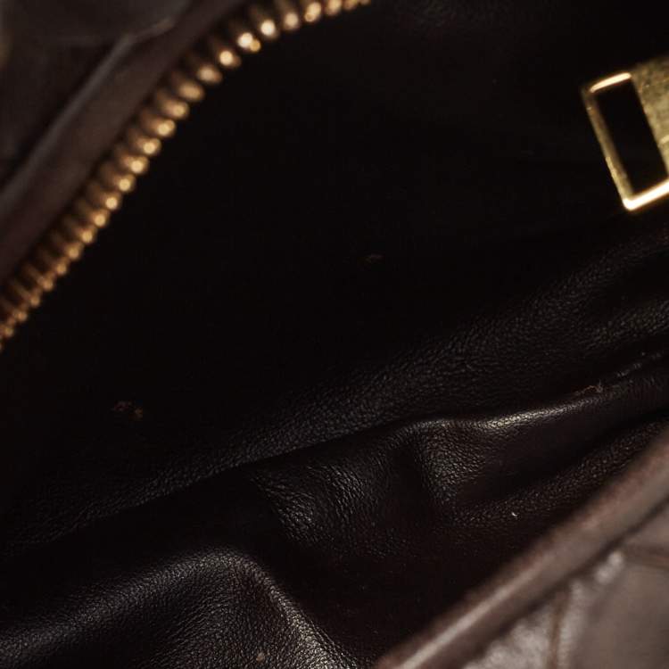Pre Owned Bottega Veneta Fondant Intrecciato Leather Mini Jodie Hobo