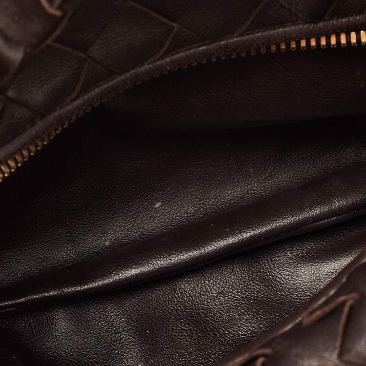 Pre Owned Bottega Veneta Fondant Intrecciato Leather Mini Jodie Hobo