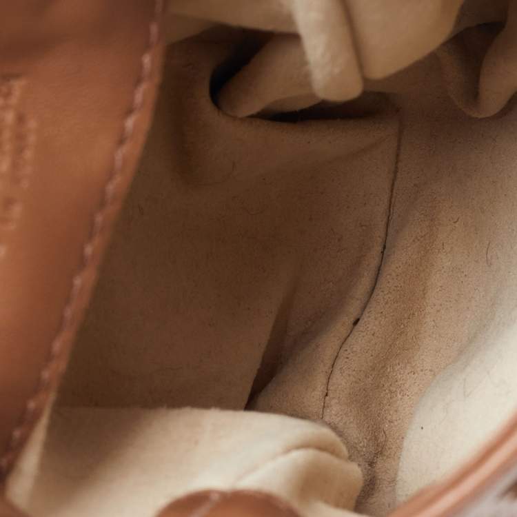 Pre Owned Bottega Veneta Brown Intrecciato Leather Phone Bag