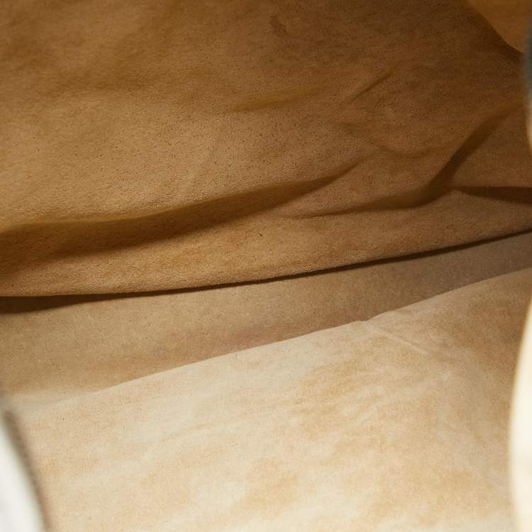 Pre Owned Bottega Veneta Grey Intrecciato Leather and Alligator Oversized Hobo