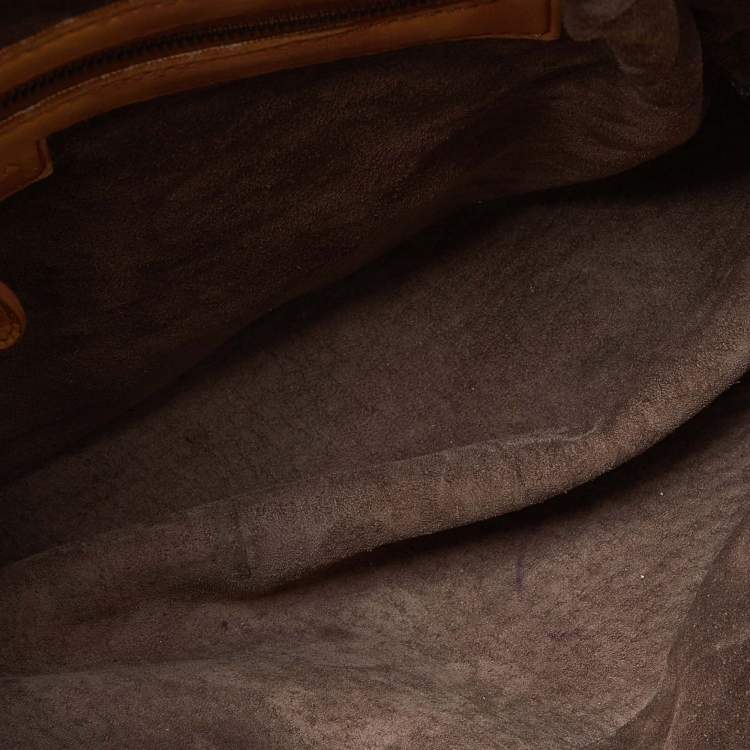 مملوكة مسبقًا Bottega Veneta Beige Intrecciato Leather Embroidered Floral Satchel
