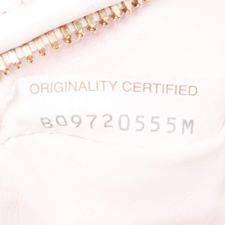 Pre Owned Bottega Veneta Blush Pink Intrecciato Leather Mini Jodie Hobo