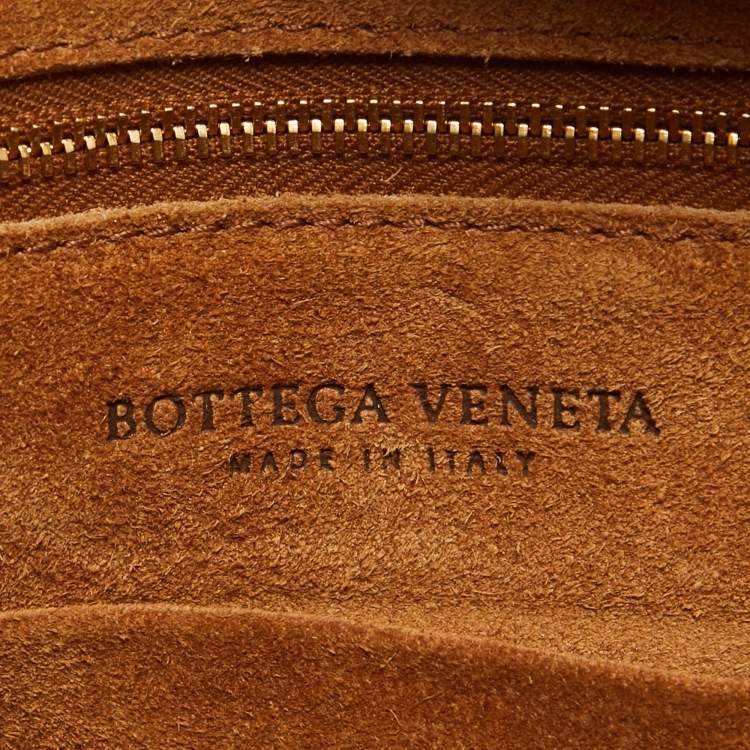 Pre Owned Bottega Veneta Yellow Leather Arco Tote