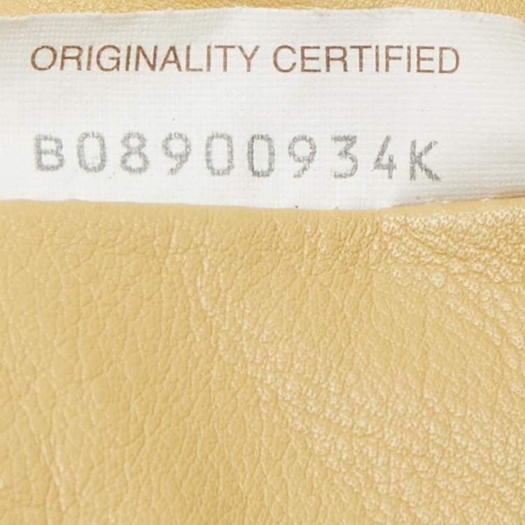 Pre Owned Bottega Veneta Porridge Leather Mini The Pouch Bag