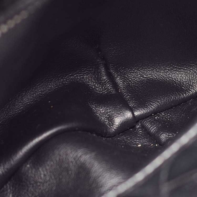Pre Owned Bottega Veneta Black Intrecciato Leather Mini BV Jodie Hobo