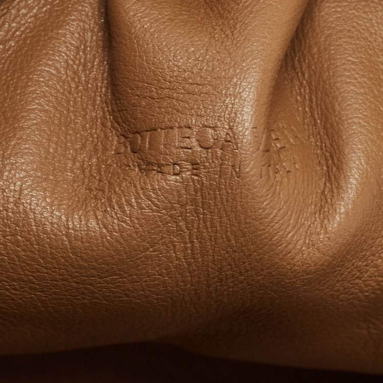 Pre Owned Bottega Veneta Brown Leather Mini The Pouch Bag