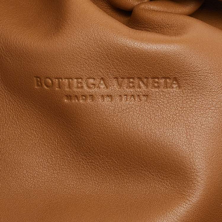 Pre Owned Bottega Veneta Brown Leather The Pouch Clutch
