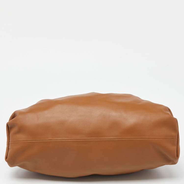 Pre Owned Bottega Veneta Brown Leather The Pouch Clutch