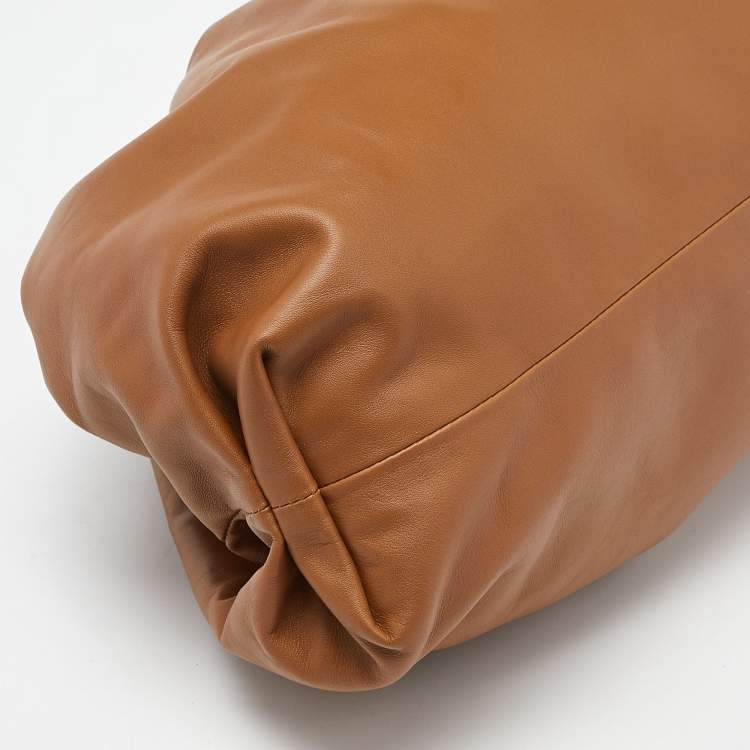 Pre Owned Bottega Veneta Brown Leather The Pouch Clutch