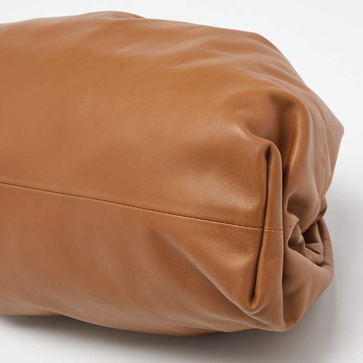 Pre Owned Bottega Veneta Brown Leather The Pouch Clutch
