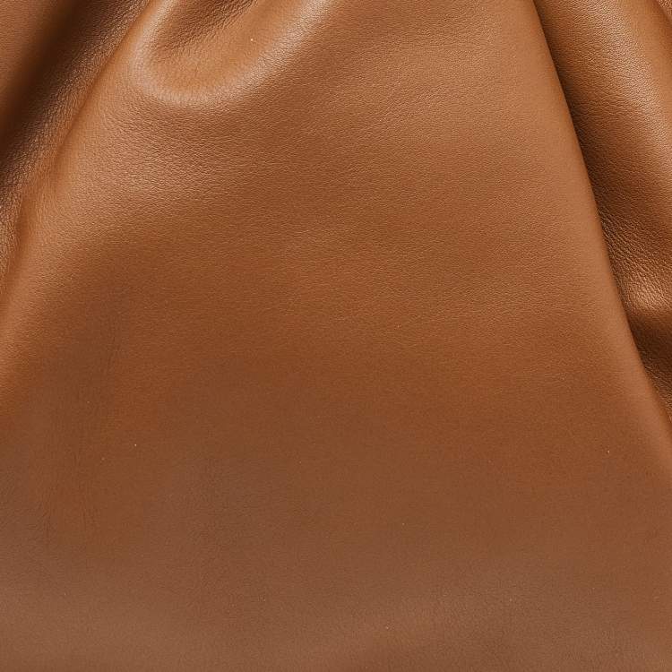 Pre Owned Bottega Veneta Brown Leather The Pouch Clutch