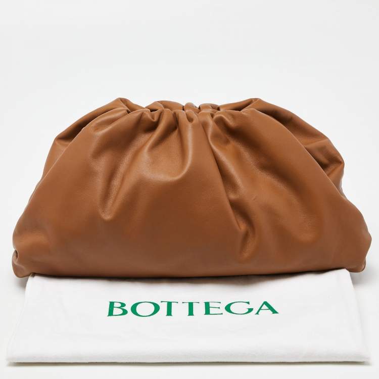 Pre Owned Bottega Veneta Brown Leather The Pouch Clutch