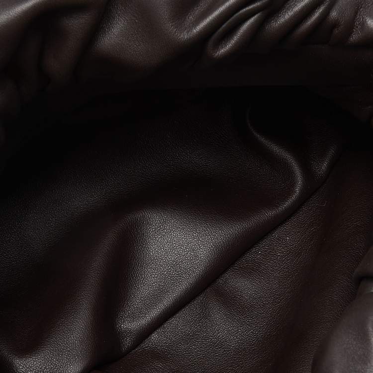 Pre Owned Bottega Veneta Brown Leather The Chain Pouch Bag