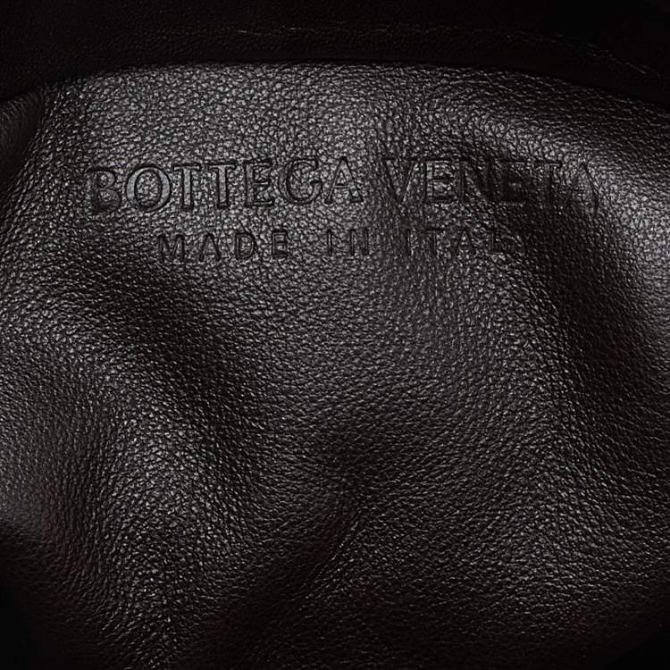 Pre Owned Bottega Veneta Brown Leather The Chain Pouch Bag
