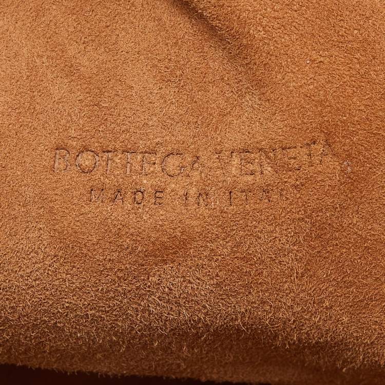 Pre Owned Bottega Veneta Beige Leather The Cork Pouch Clutch