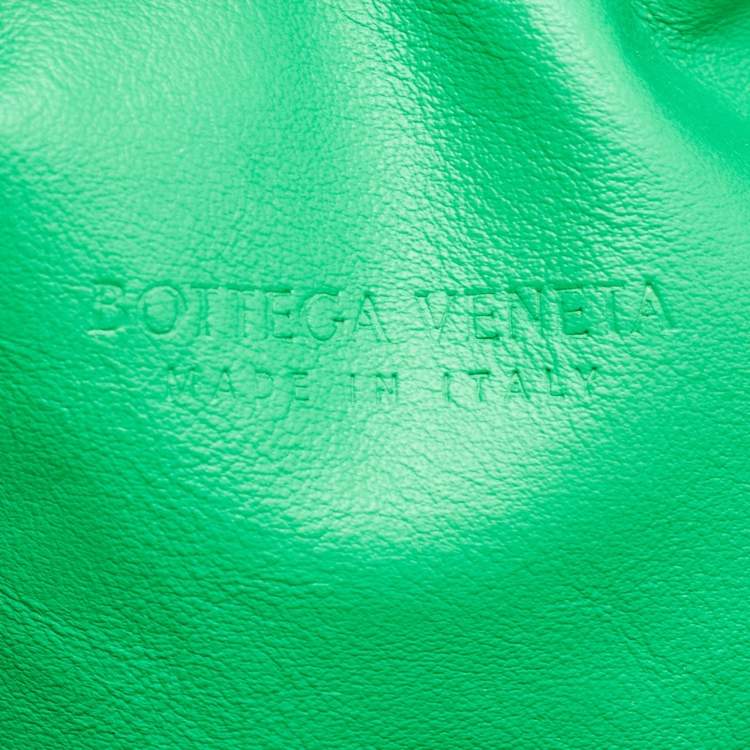 Pre Owned Bottega Veneta Green Intrecciato Leather Teen Jodie Hobo