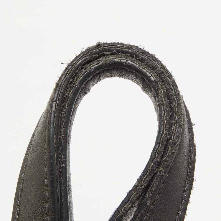 Pre Owned Bottega Veneta Black Intrecciato Leather Cesta Tote