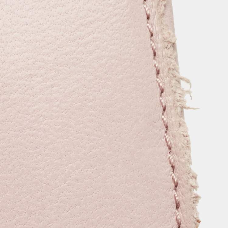 Pre Owned Bottega Veneta Light Lilac Intrecciato Leather Lido Slide Sandals Size 38
