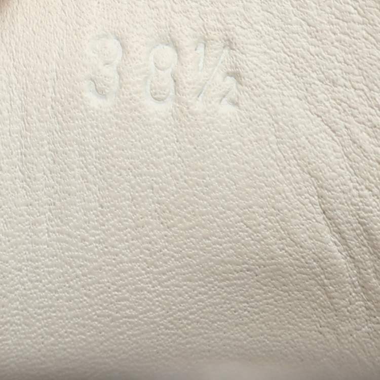 Pre Owned Bottega Veneta Metallic Intrecciato Leather Sail Sneakers Size 38.5