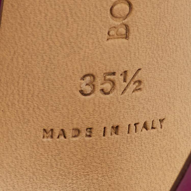 Pre Owned Bottega Veneta Pink Leather and Stretch Mesh Wrap Around Pumps Size 35.5