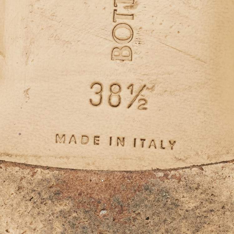 Pre Owned Bottega Veneta Purple Quilted Leather Lido Flat Slides Size 38.5