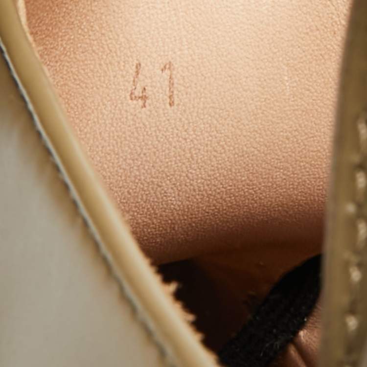 Pre Owned Bottega Veneta Green Leather Swell Ankle Length Boots Size 41