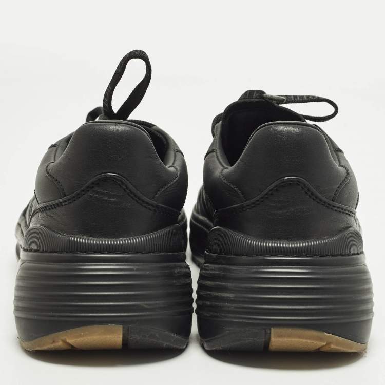 مملوكة مسبقًا Bottega Veneta Speedster Size 39 Black Leather Low Top Sneakers