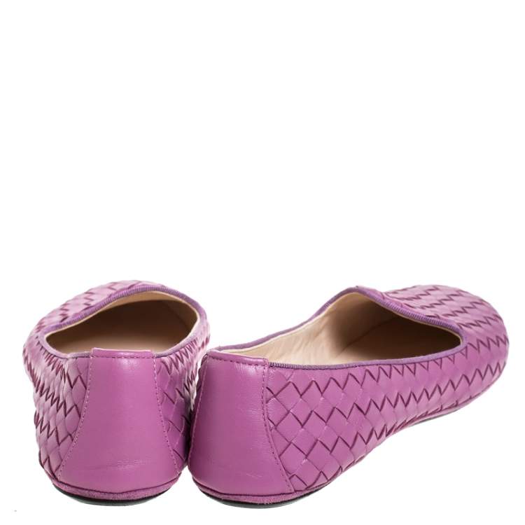 purple ballet flats