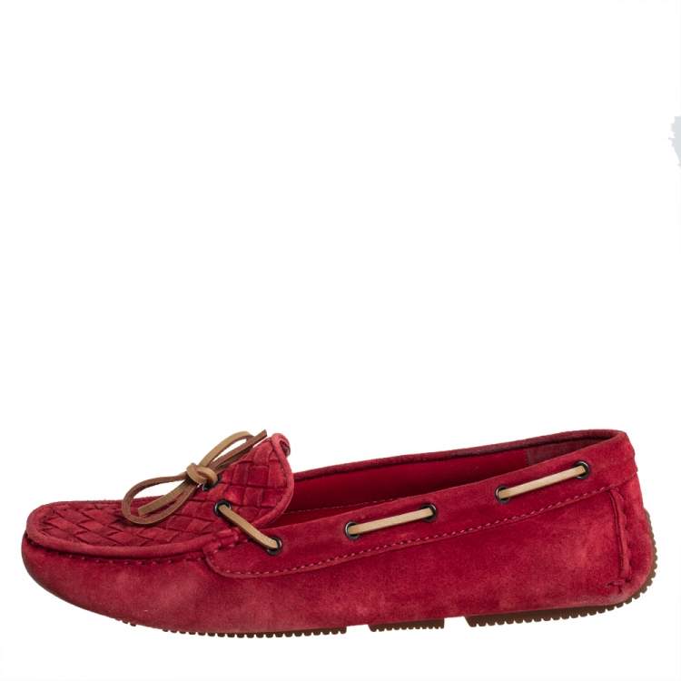 Bottega veneta hot sale suede loafers