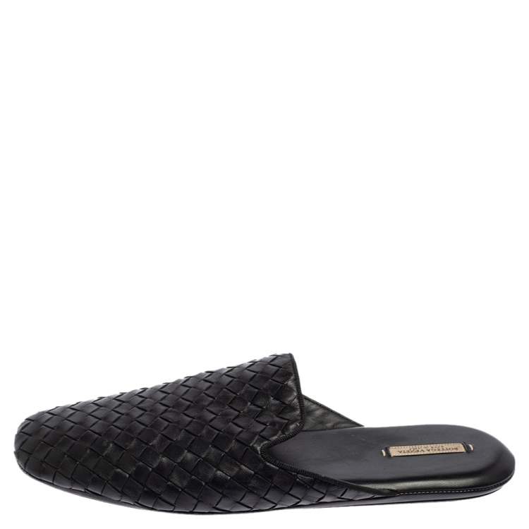 【Bottega Veneta】 Flintston Mule Black Bottega Veneta Men's Flintstone Black Mules