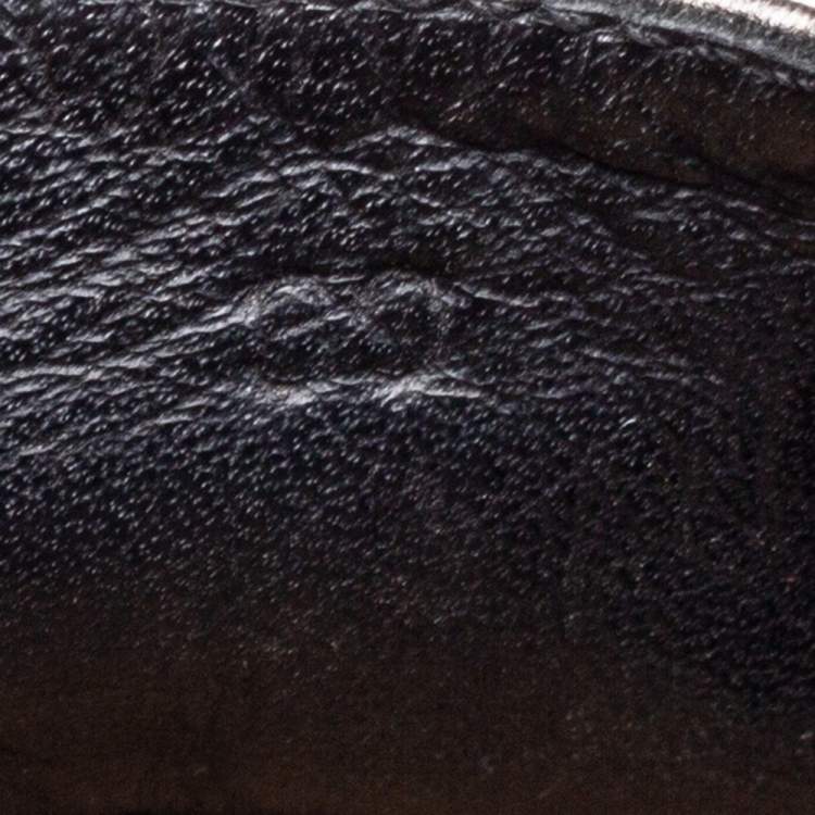 Pre Owned Bottega Veneta Metallic Dark Grey Intrecciato Leather Flat Espadrilles Size 39