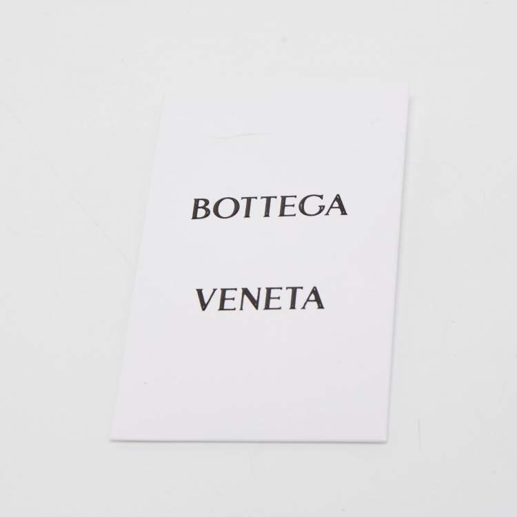 Pre Owned Bottega Veneta Blue Leather Stretch Square Toe Slide Sandals Size 37