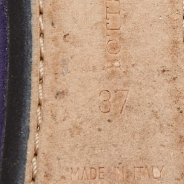 Pre Owned Bottega Veneta Navy Blue Intrecciato Leather Smoking Slippers Size 37