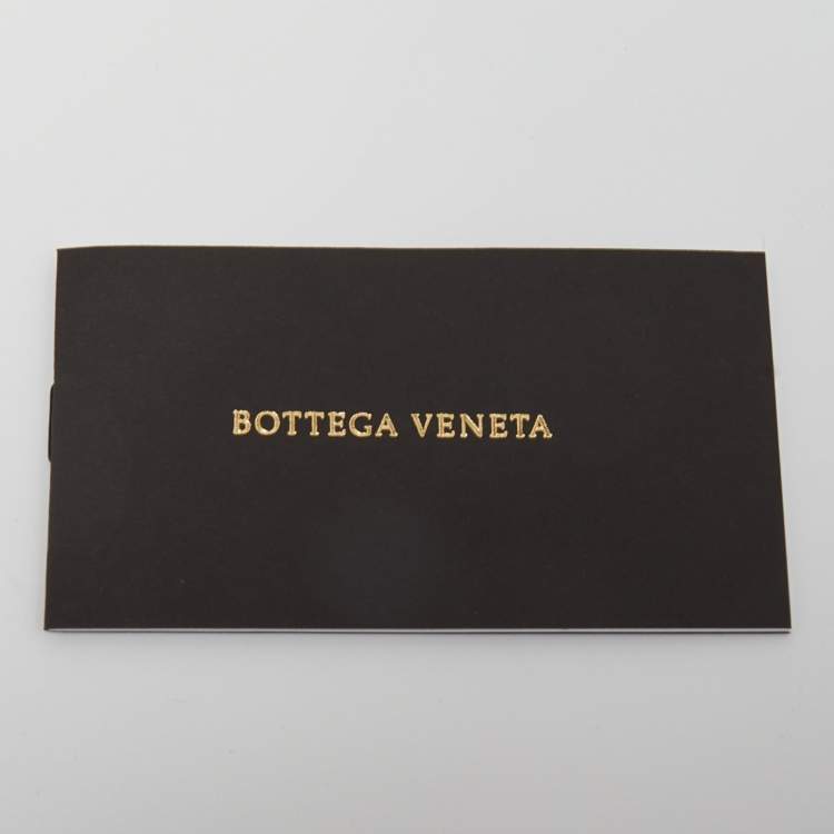 Pre Owned Bottega Veneta Grey Intrecciato Leather Flat Slides Size 35.5