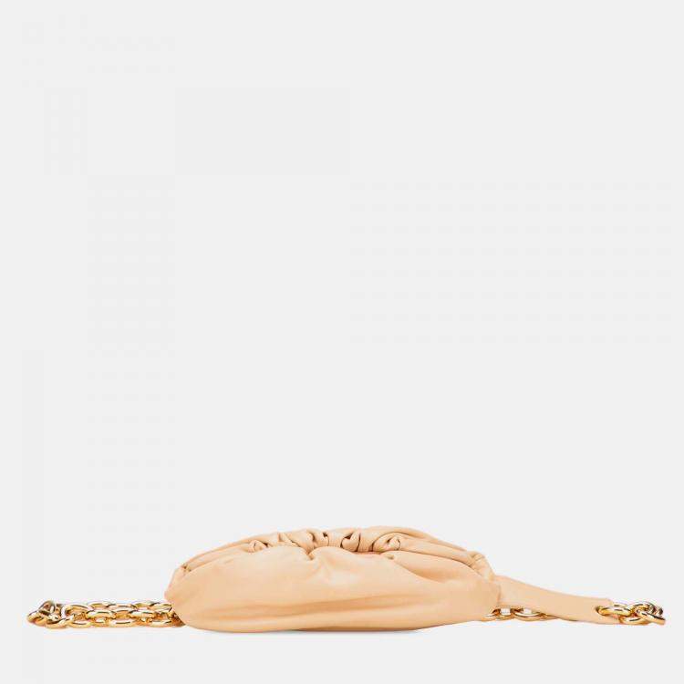 Pre Owned Lambskin Belt Chain Pouch