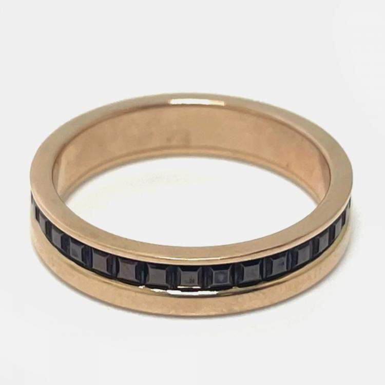 Pre Owned Boucheron 18K Rose Gold Quatre Band Ring EU 48
