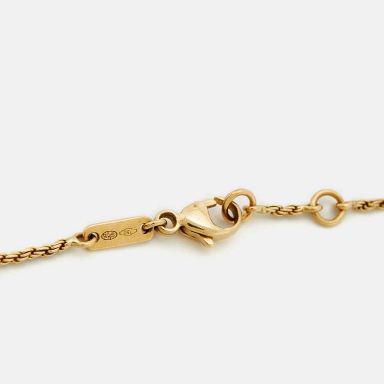 Pre Owned Boucheron Serpent Boheme Turquoise Diamond 18K Yellow Gold Bracelet