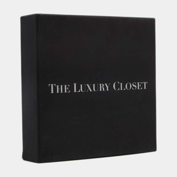 Pre Owned Boucheron Quatre Classique Diamonds PVD 18k Three Tone Gold Ring Size 52