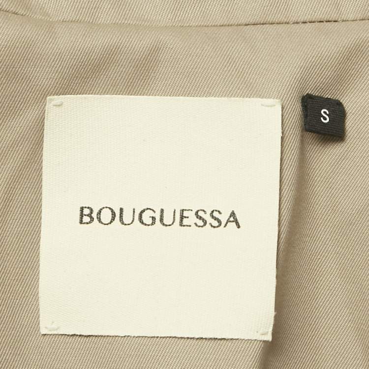 Pre Owned Bouguessa Beige Cotton Belted Kai Trench Coat S
