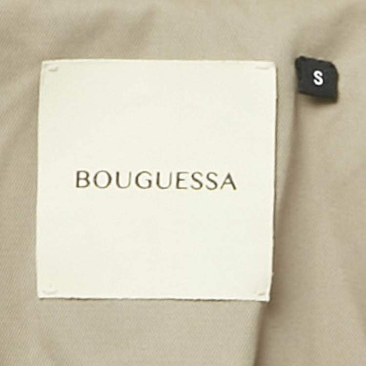 Pre Owned Bouguessa Beige Cotton Belted Kai Trench Coat S