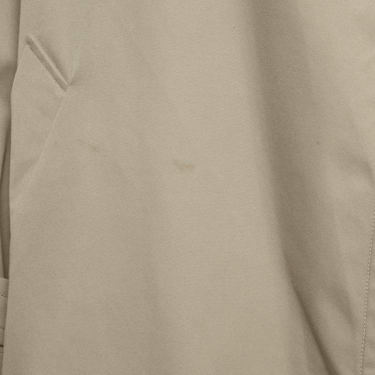 Pre Owned Bouguessa Beige Cotton Belted Kai Trench Coat S