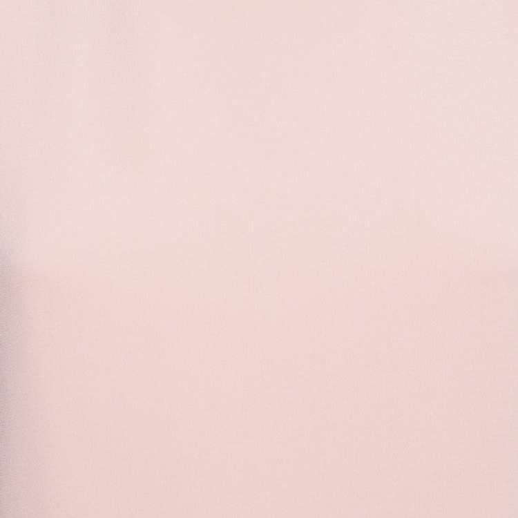 Pre Owned Boutique Moschino Pink/Peach Crepe Sleeveless Short Dress S
