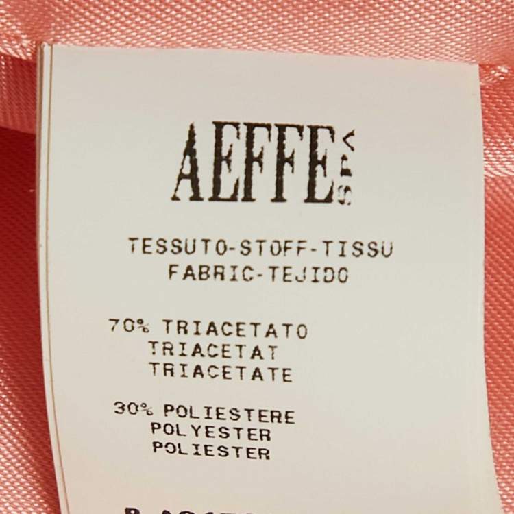 Pre Owned Boutique Moschino Pink Flower Applique Crepe Brooch Detail Shit Dress S 