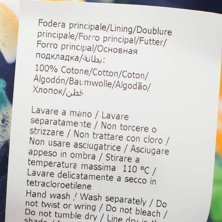 Pre Owned Boutique Moschino Blue Multicolor Floral Print Satin Wrap Maxi Dress M