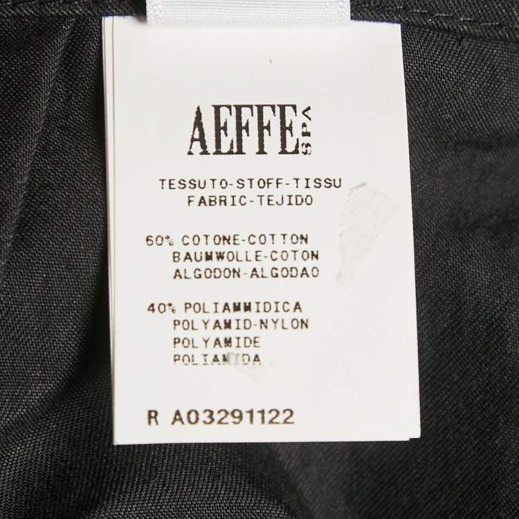 Pre Owned Boutique Moschino Black Cotton Blend Culottes M 