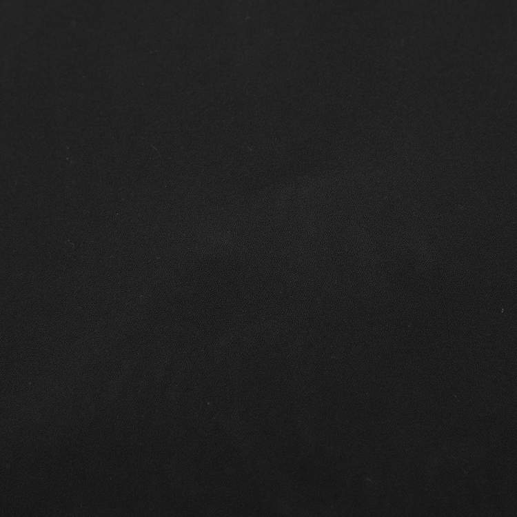 Pre Owned Boutique Moschino Black Satin Embroidered Top S